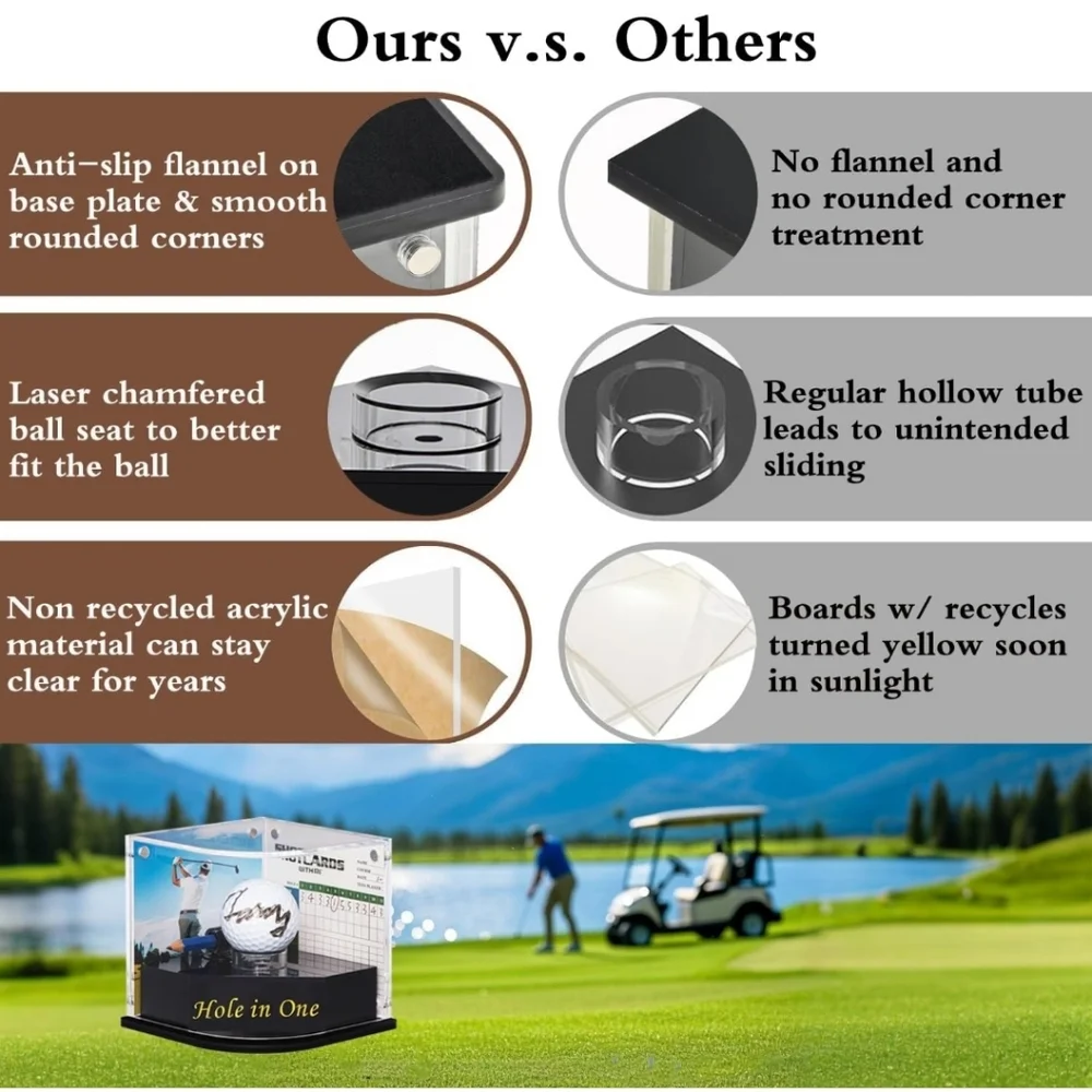 Hole In One Golf Ball Display Case